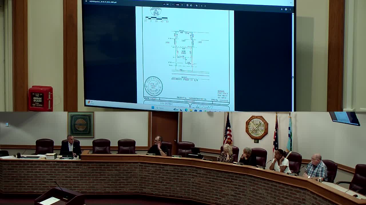 Board Tables Property Variance Case Until November Meeting