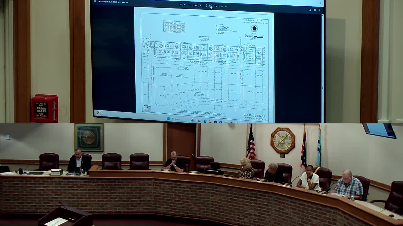 Montgomery County Planning Board Reviews Variance Request for Encroaching Foundation at Carriage Trails