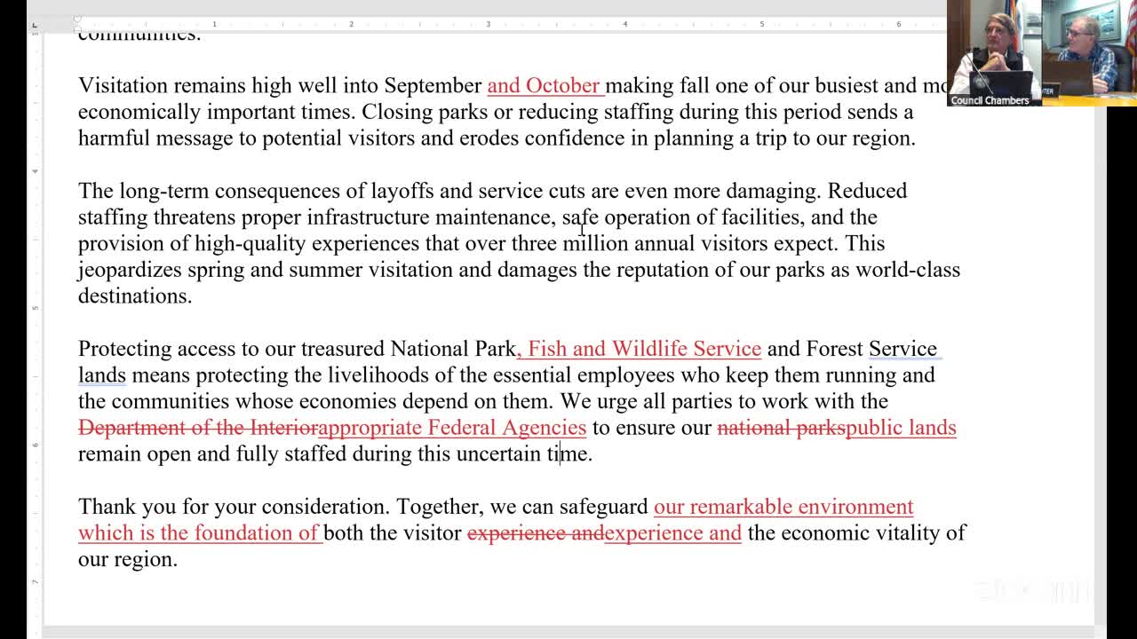 Wyoming Council Discusses Letter to Federal Delegation on Public Lands Management