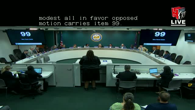 Planning commission defers New Florist Estate replat after neighbors say on-site reception hall operated without permit