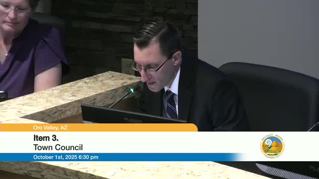 Oro Valley Town Council Moves to Hire Attorney Reporting Directly to Council