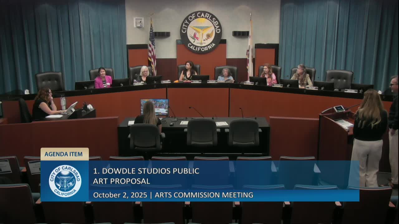 Carlsbad Arts Commission Explores Community Art Project for 75th Anniversary Celebration