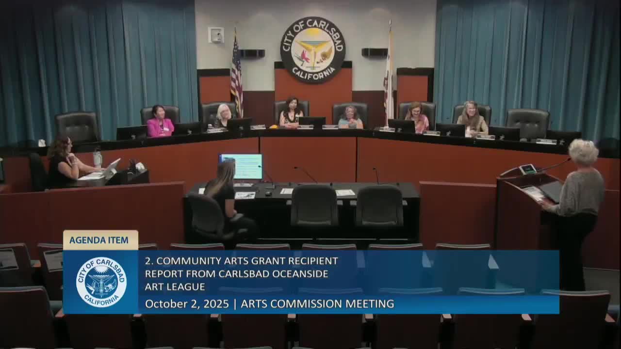 Subcommittee condenses Carlsbad arts master plan tasks into four priorities and recommends continued work