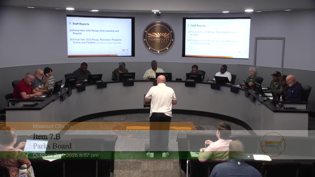 Recreation staff report shows program growth and facilities improvements in FY25