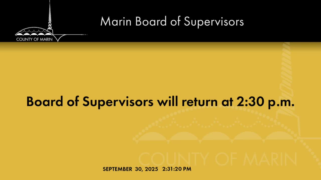 Behavioral Health Services Act will shift county funding to housing; Marin projects $12M transition gap and recommends mixed staffing and contract reductions