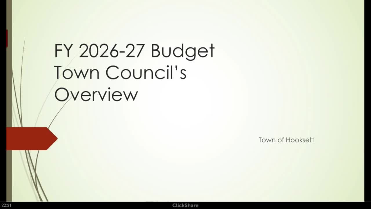 Hooksett budget committee reviews council's $22.3 million recommended operating budget