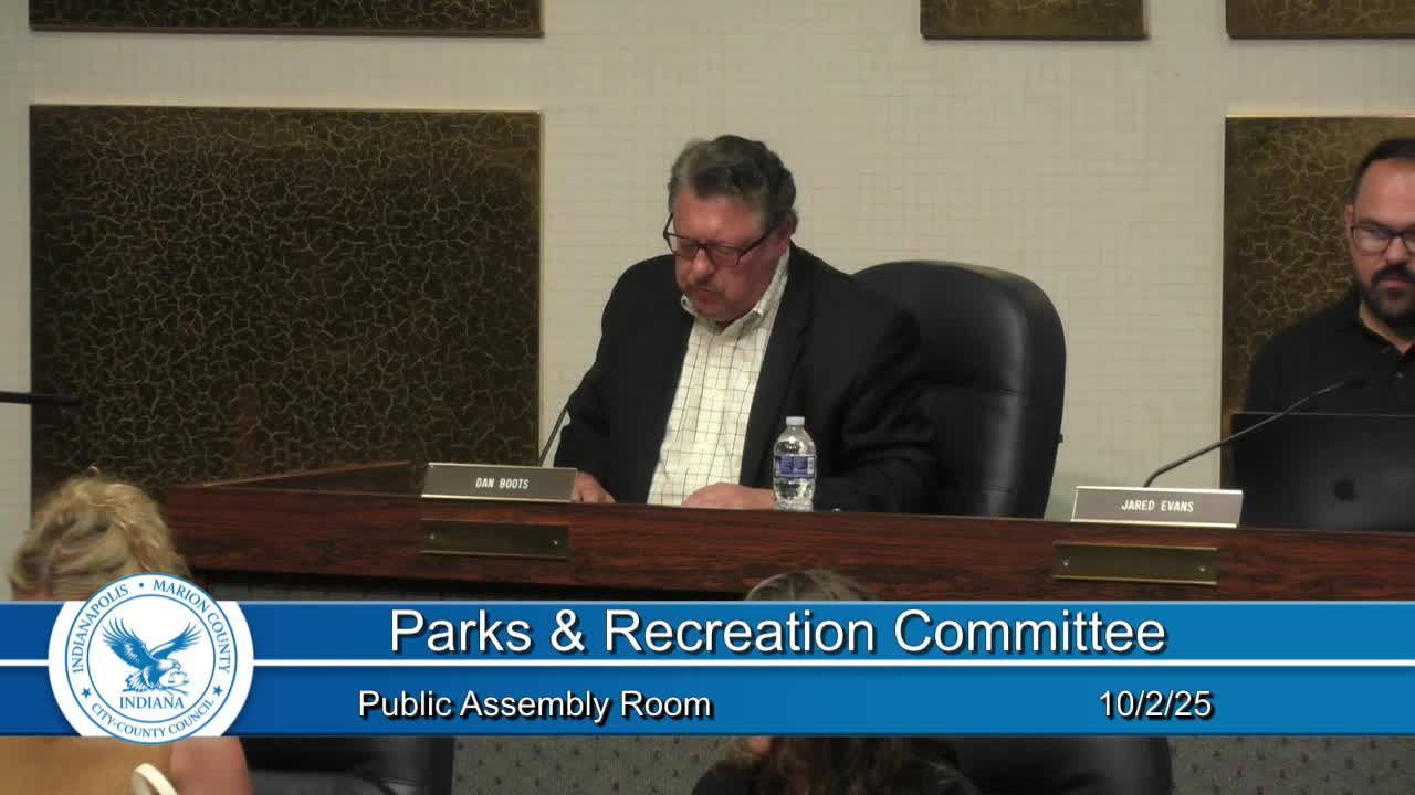 Indianapolis City Council Discusses Parks Funding and Urban Forest Preservation