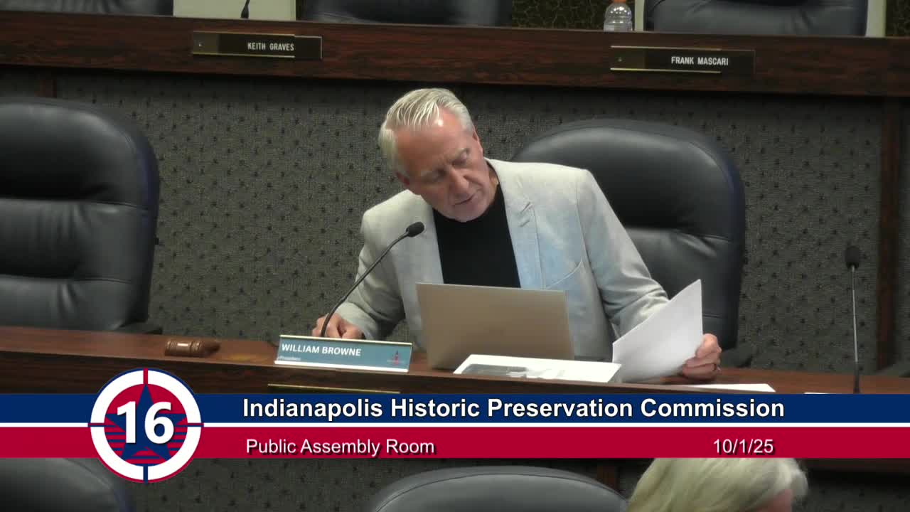 Indy Historic Preservation Commission Discusses Variances and Design for New College Avenue Development