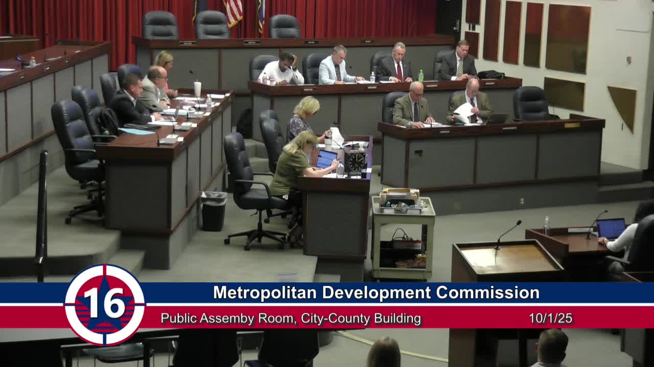 Metropolitan Development Commission approves consent package and multiple staff resolutions