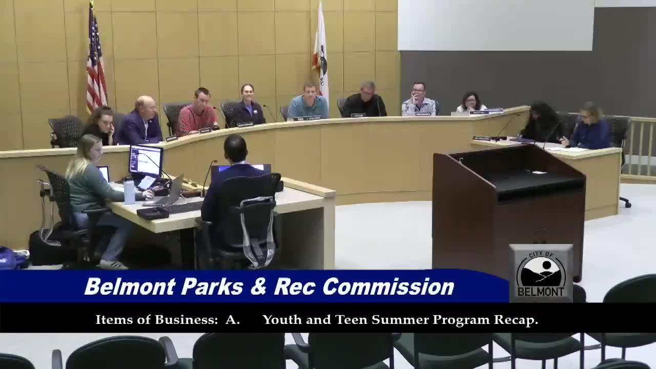 Belmont Youth Division Reports Increased Summer Aquatics Participation and New Scholarship Program