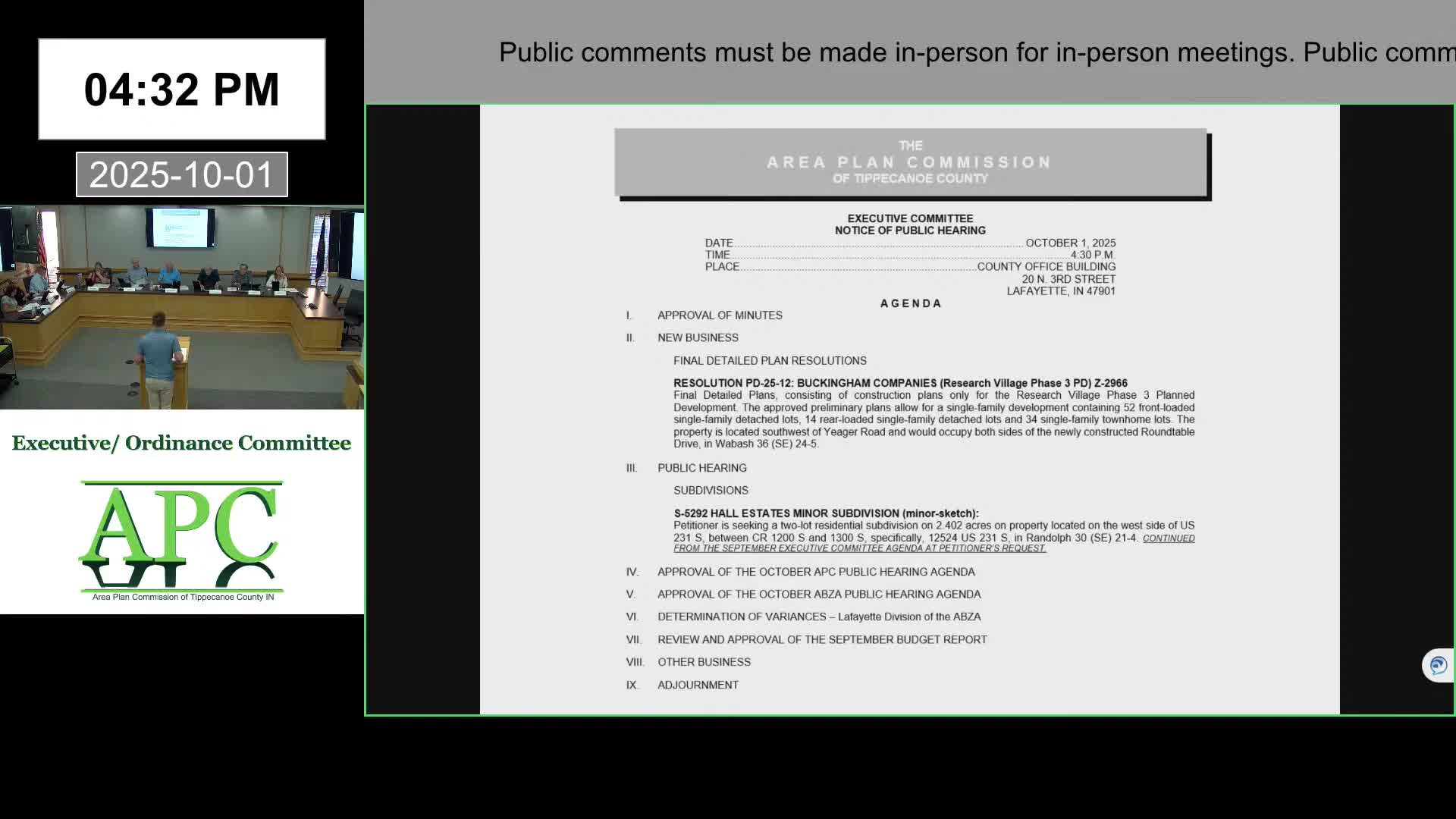 APC approves Research Village Phase 3 planned development; vote unanimous