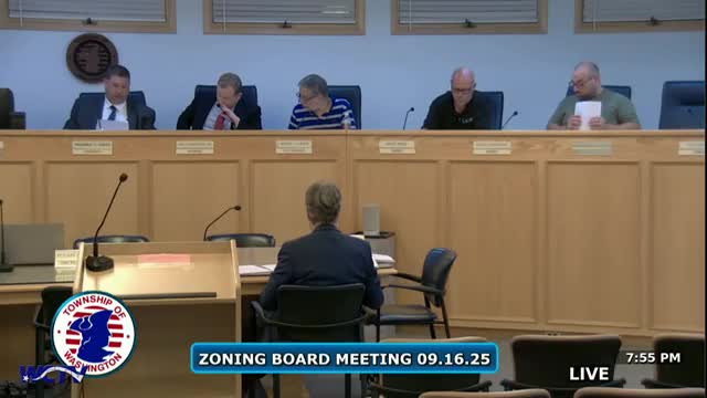 Board memorializes driveway‑width approval for 891 Manhattan Ave.; zoning officer to probe possible impervious‑surface violation