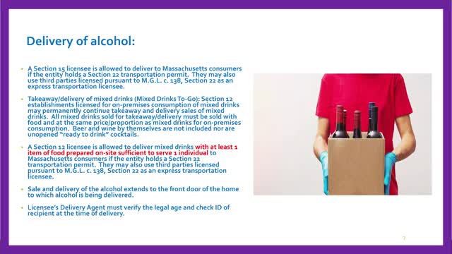 ABCC Officials Detail Alcohol Delivery Regulations and Compliance Checks in Massachusetts