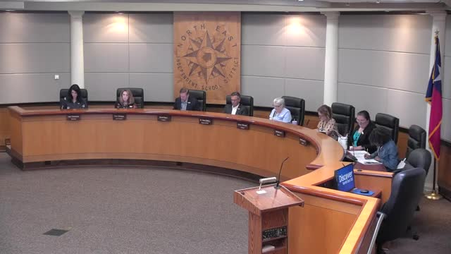 Northeast ISD board approves certification of compliance with Senate Bill 12