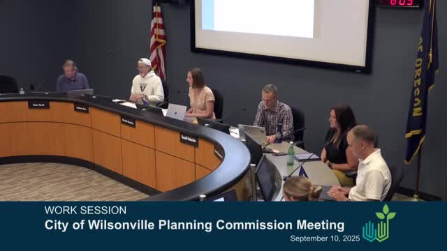 Wilsonville planning commission reviews Northwest Industrial Zone draft; property owner warns urban design rules could limit industrial uses