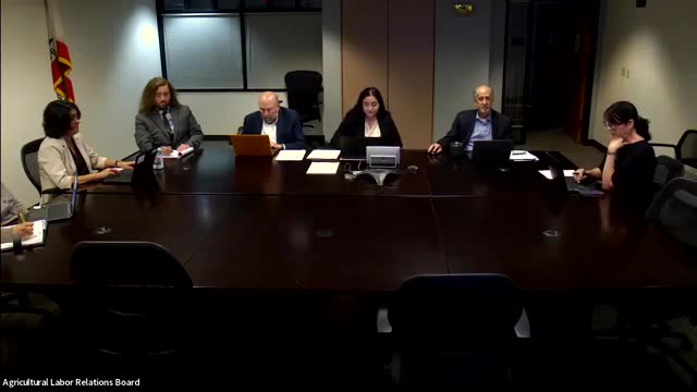 ALRB executive officer reports withdrawn majority‑support petition at Mally Farms and pending administrative enforcement matters