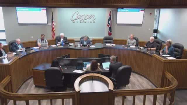 Casper council approves consent agenda covering contracts, equipment purchases and land sale