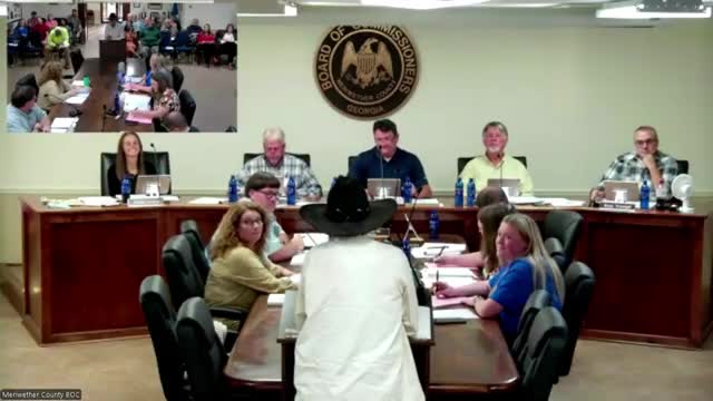 Resident urges action as heavy trucks damage Flat Shoals Road; commissioners promise ordinance review