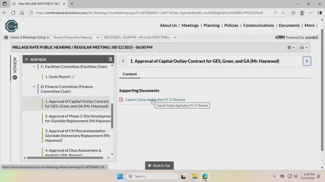 Glynn County board approves capital outlay contract after state award trimmed $27,104