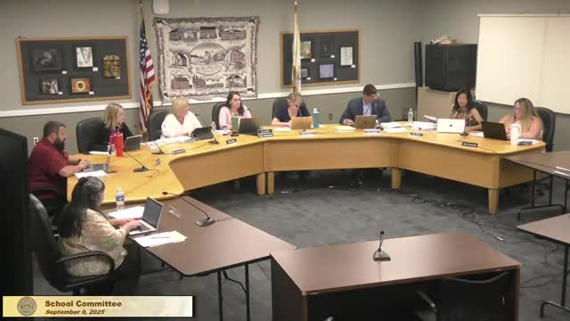 School committee accepts $456,617 DESE literacy grant, approves handbooks and construction items; high school debt vote set for Nov. 15