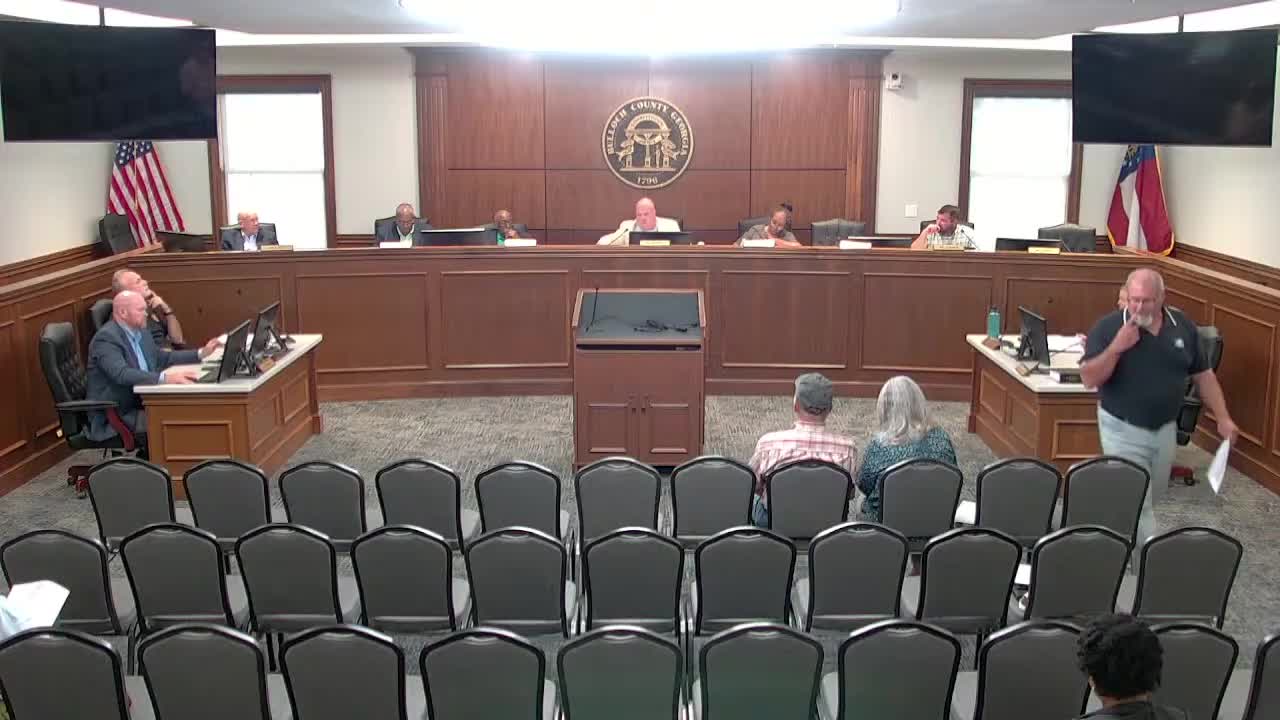 Residents press commissioners on $607 million tax-digest jump; officials explain homestead baseline and 1% sales-tax ballot