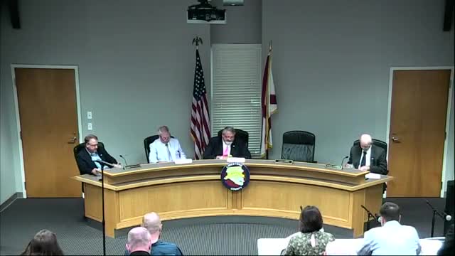 County engineer presents three subdivision replats and says paving paused while plant is down