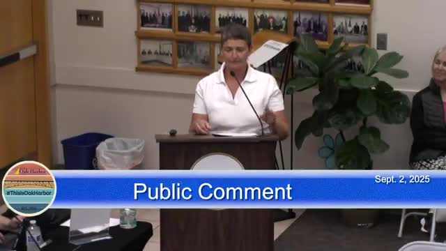 Oak Harbor residents urge council to reconsider services near central commercial district