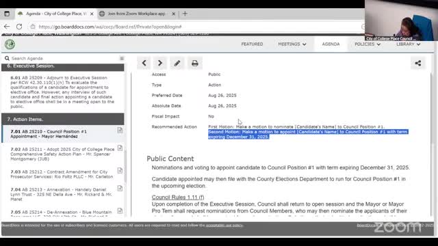 Council appoints Eldon David Lopez to Council Position 1; Lopez sworn in