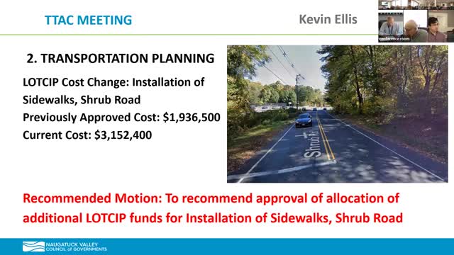 Regional committee approves extra funding request after Bristol sidewalk project jumps from $1.9M to $3.1M