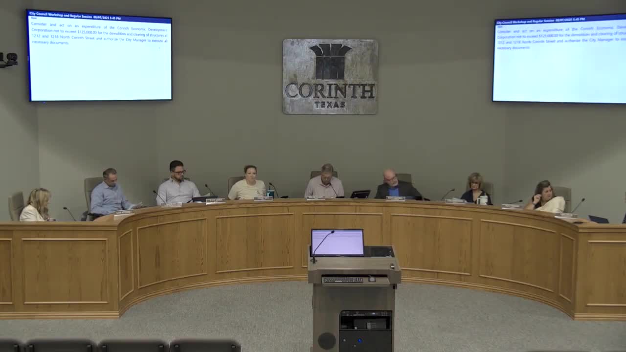 Corinth EDC to spend about $124,000 to demolish two houses on North Corinth Street after asbestos findings