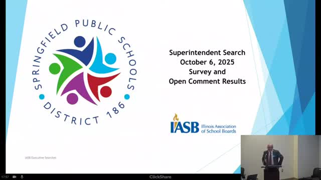 Board reviews superintendent-search survey results; schedules 18 IASB focus groups