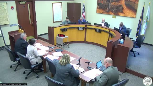 County Planning Commission discusses lot width standards and lot tie agreements