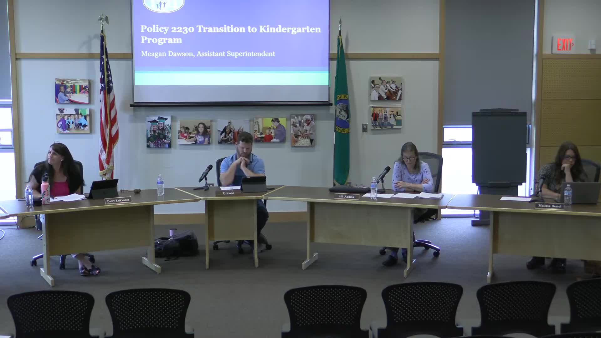 Tumwater board reviews multiple model policy updates to align with state law, including transitional kindergarten and nondiscrimination changes