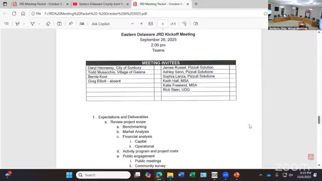 Bizzuti Team Reviews Community Center Plans in Initial Kickoff Meeting