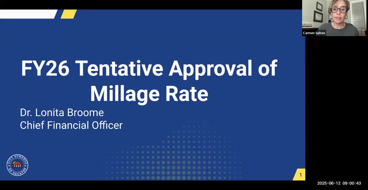 City Schools of Decatur holds first of three millage hearings after tentative 20.3 mills adoption