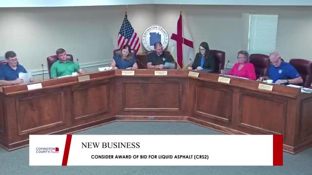 Covington County commissioners schedule special call next Monday to finalize FY2026 budget