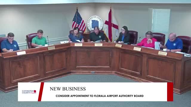 Commission appoints Robert Thomas to Florida Airport Board Authority