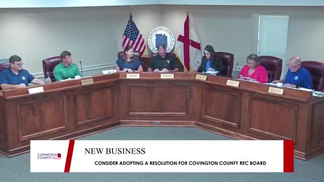 Covington County Commission reconstitutes recreation board, will advertise all five seats