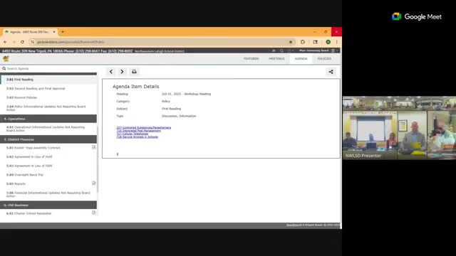 School Board Reports Successful Mobile Device Rollout and Upcoming Policy Approvals