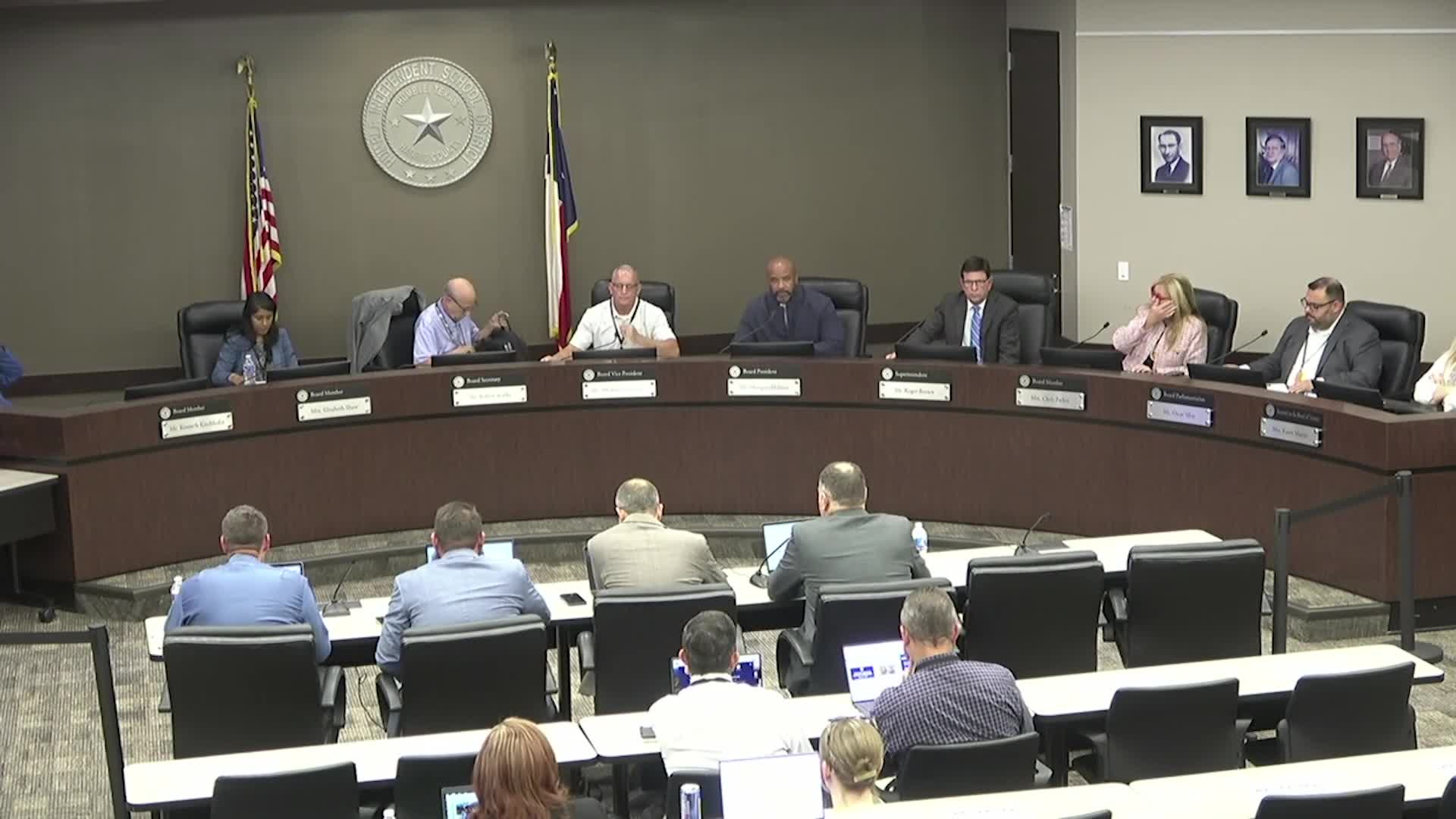 Humble ISD Board Discusses Library Council Appointments and Application Process