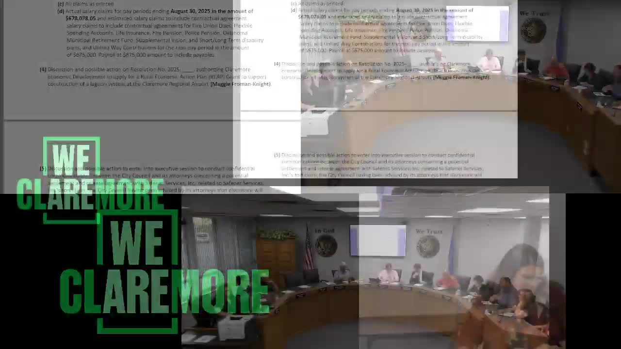 Council approves settlement with SafeNet Services Inc. after executive session