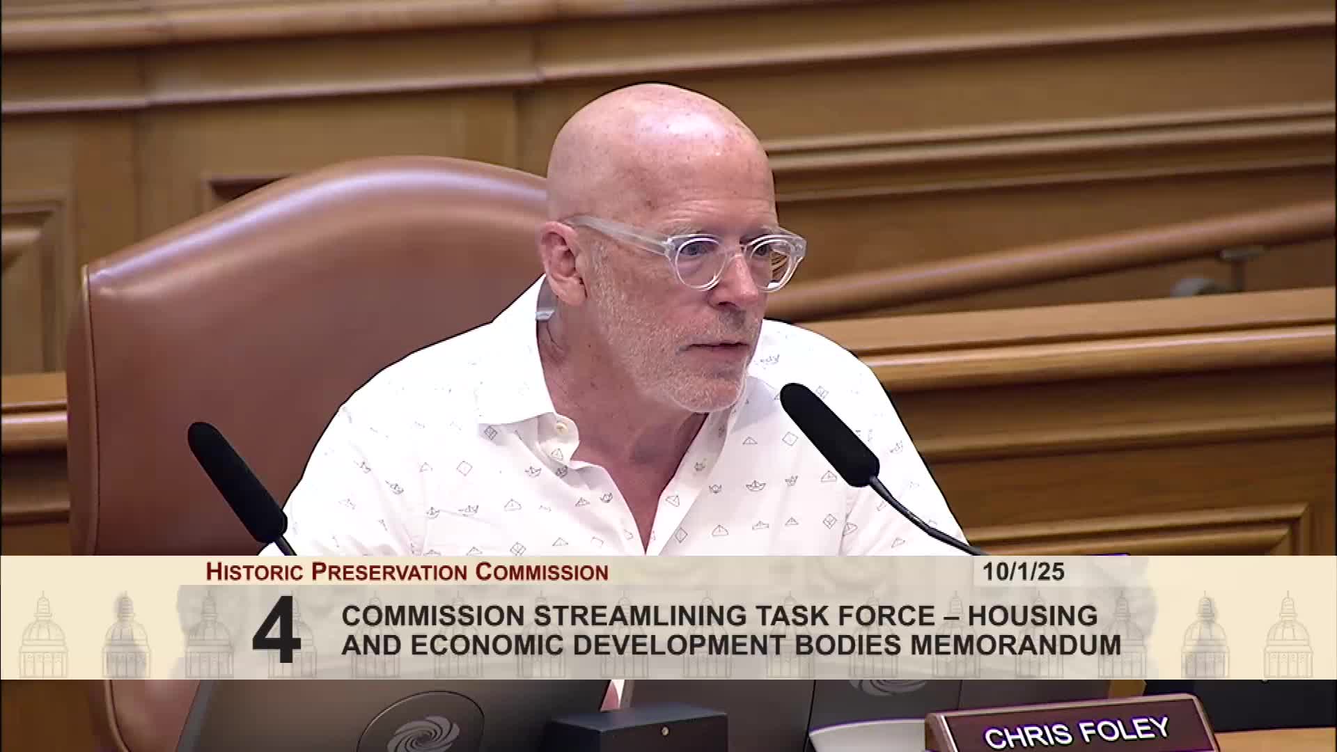 Task Force Begins Public Hearing Process Amid Agenda Discussions