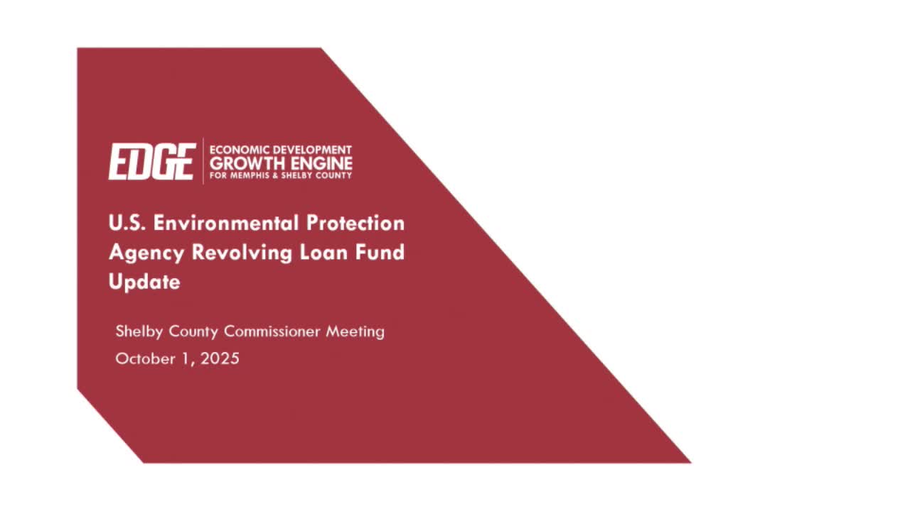 EDGE reports $1 million EPA brownfields revolving loan; pipeline growing after outreach