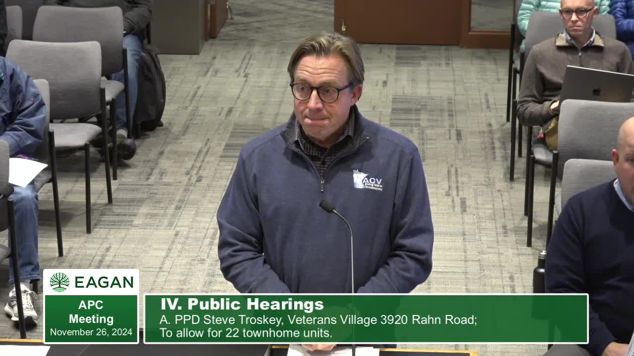 Eagan Planning Commission Receives Proposal for 450 Unit Mixed Use Residential Development