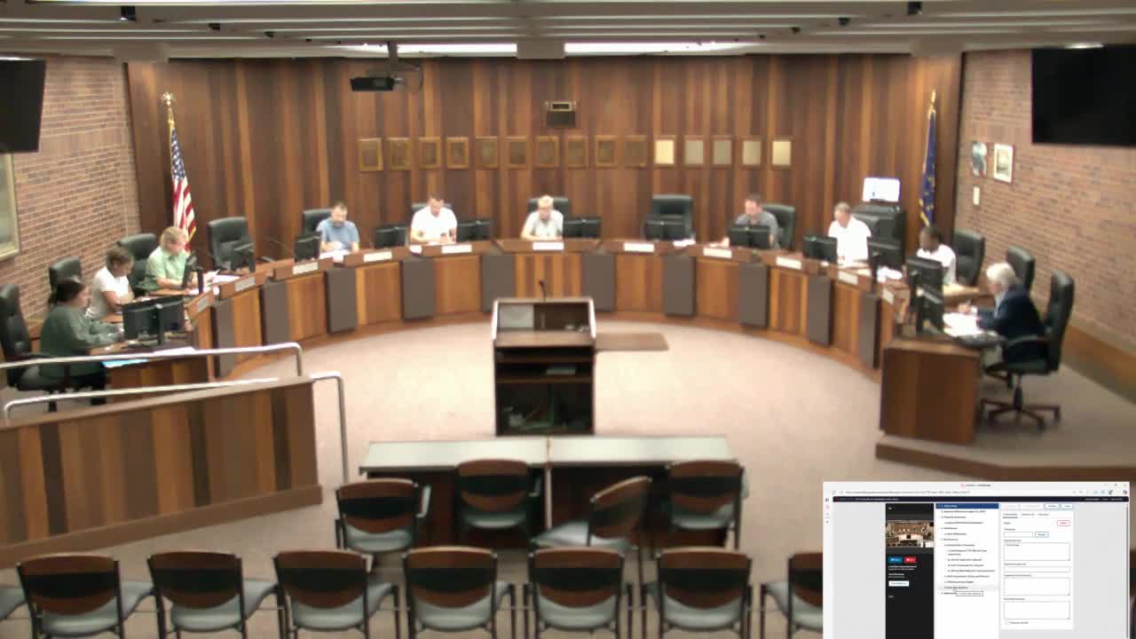 Evansville Land Bank accepts August financials; sets $30,000 acquisitions budget for 2026