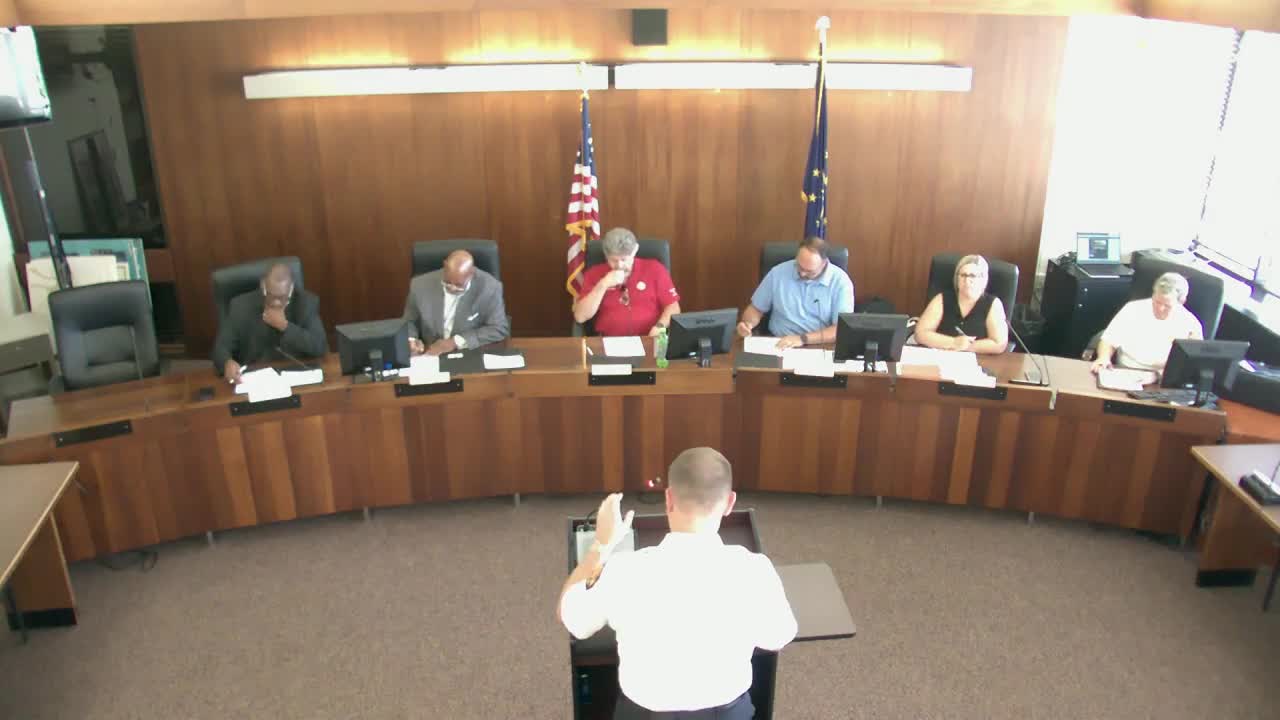 Evansville commission reviews recruit testing, promotions and approves three civilian merit awards