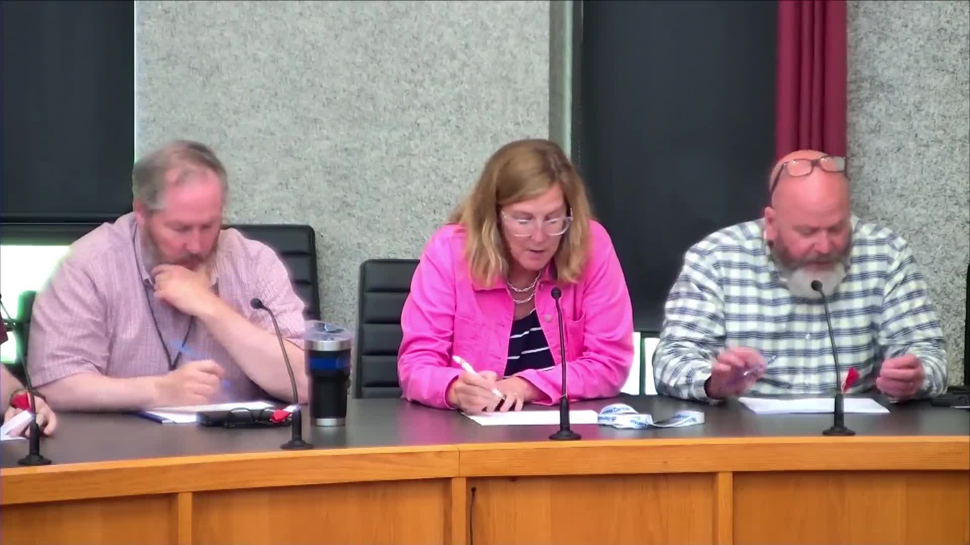 Board approves $403 change order for garden closeout, rain-hardening work