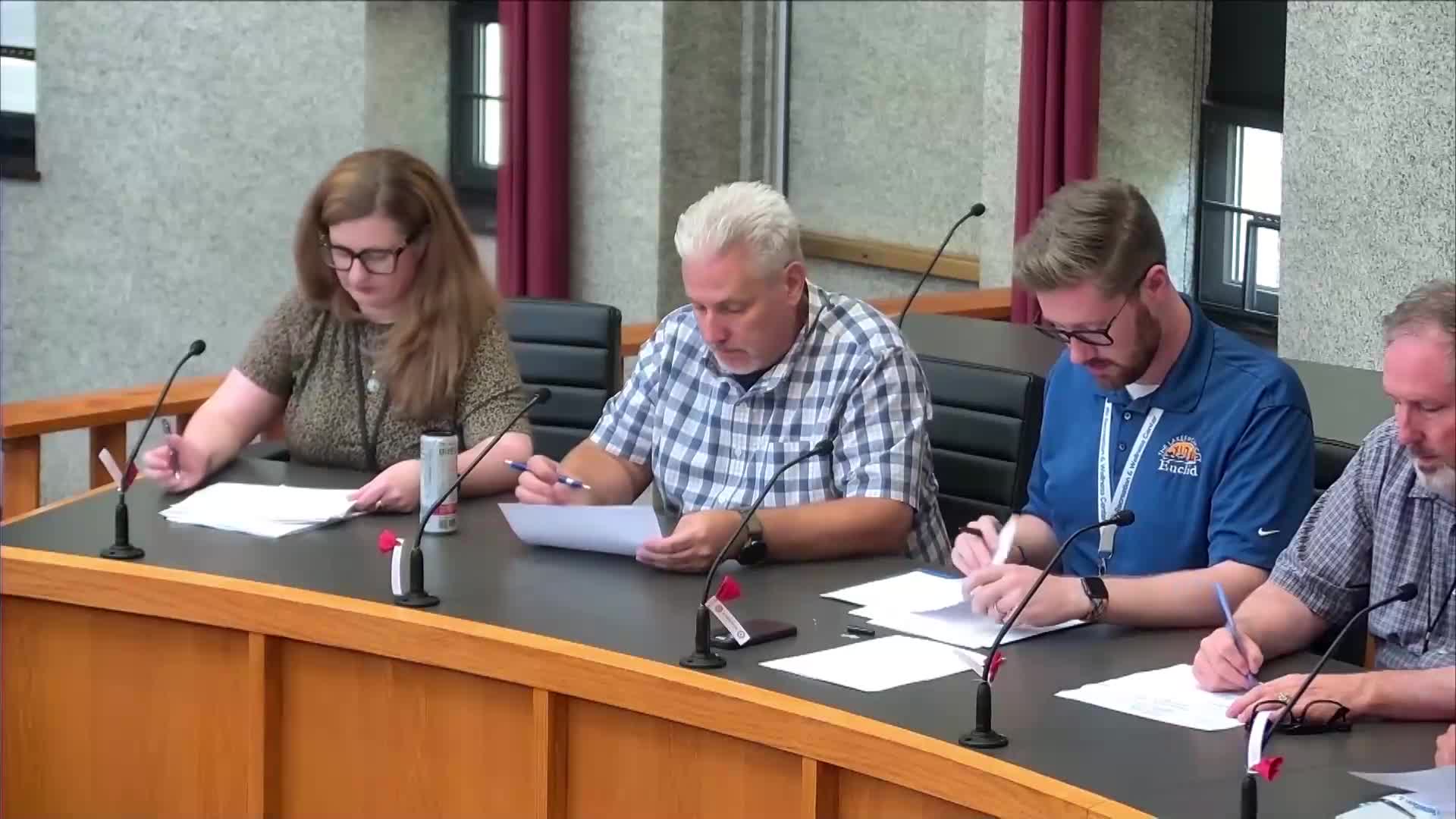 Board approves Safe Built Ohio LLC contract for chief building official services, July 2025