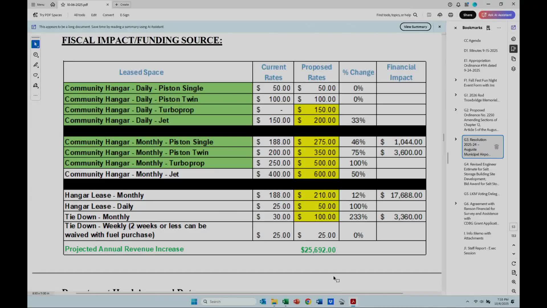 Augusta adopts airport fee changes to move Municipal Airport toward taxpayer‑free operation