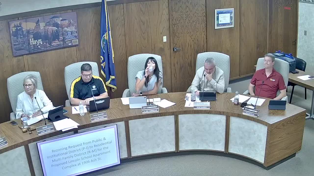 Commission rezones former Lincoln School property for multifamily apartments